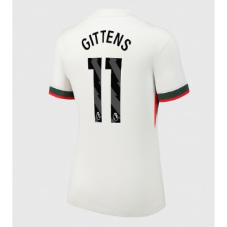 Chelsea Jamie Gittens #11 Bortedrakt Kvinner 2025-26 Kortermet Chelsea Jamie Gittens #11 Bortedrakt Kvinner 2025-26 Kortermet